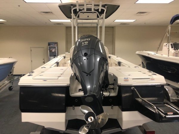 Flats boats are boats designed to run in shallow water in the pursuit of salt water fish like tarpon, snook, bonefish, redfish and permit.  These boats typically feature a platform mounted above the engine where the operator scouts for fish.